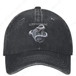 Whitesnake Band Czapka z daszkiem Music Rock Metal Fitted Retro Mężczyźni Kobiety Trucker Dad Hat Design Wędkarstwo Czapki z daszkiem Prezent