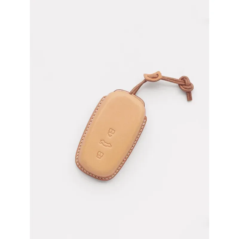for Audi Classic Huion Leather Key Cover Exquisite Handmade Texture Simple Original Design Customized Bag Buckle Accessory