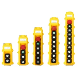61Y 62Y 63Y 64Y Rainproof Single Double Speeds Hoist Switch Push Button for Crane Switch Pendant controller 61YS 62YS 63YS 64YS