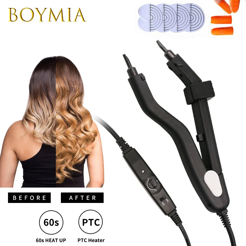 Tongs for hair extensions Hair extensions machine connectors extension tongs Heating Tip Hair Extension Iron hot