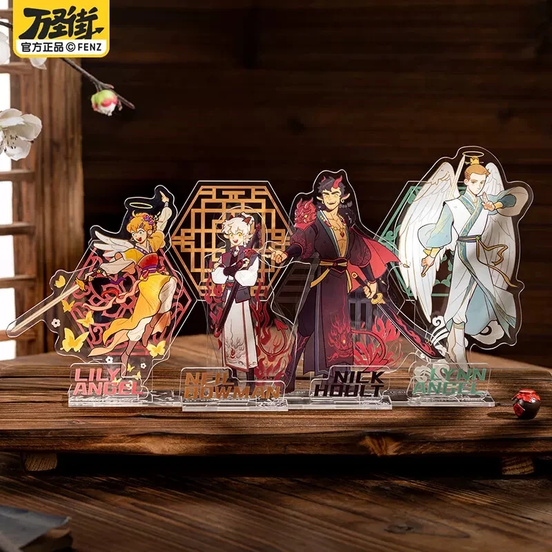 Original Anime 1031 All Saints Street Cosplay Cute Cartoon Chinoiserie Acrylic Stand Display Model Ornaments Xmas Gift