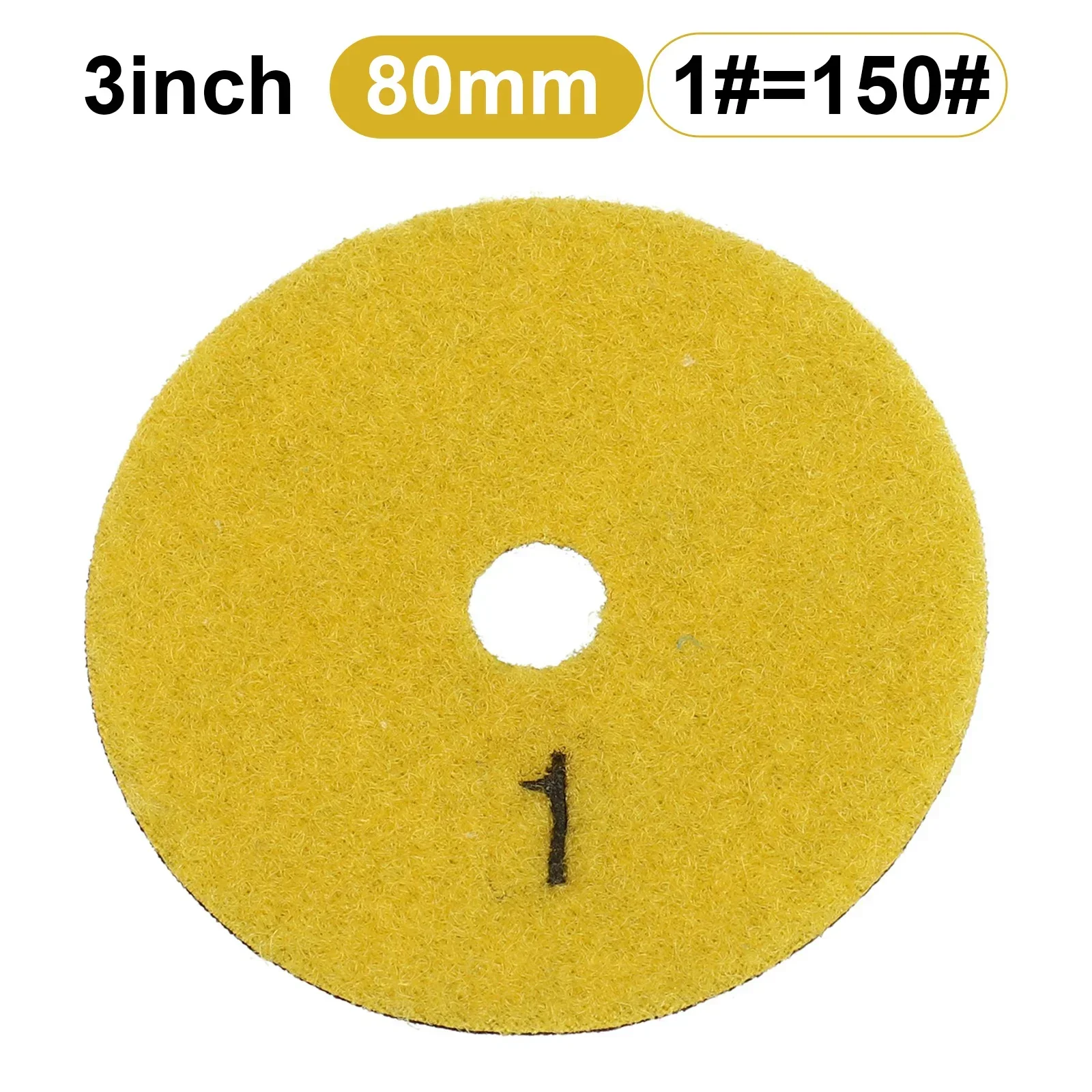 Practical Polishing Pad Polishing Tool Without Scrach 1pc 3Inch For Granite Polishing With Quick Speed Sanding Disc