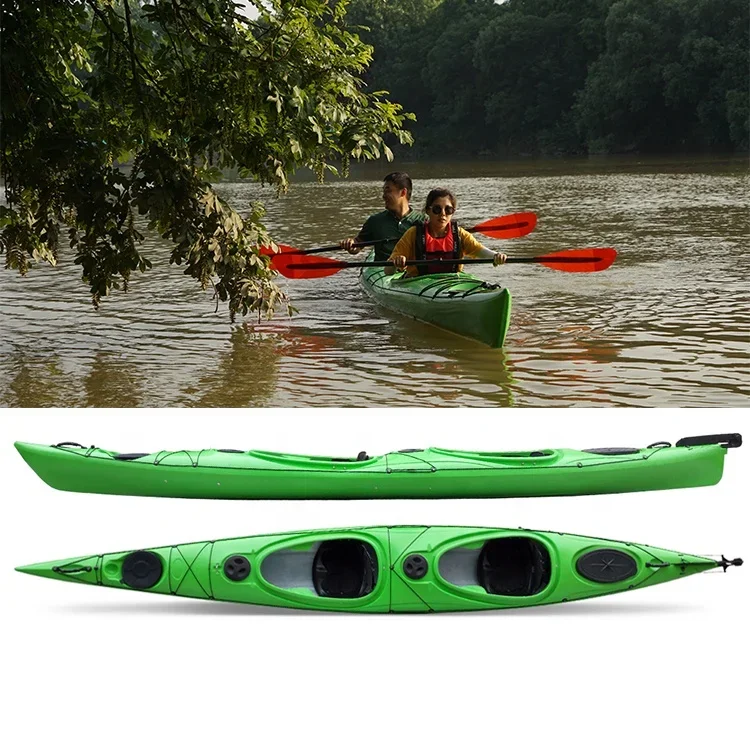 17ft KUDO Kayak Tandem 5.18M Ranger Dual Kajak 2 Person Sea Kayak Pick Up At The Port