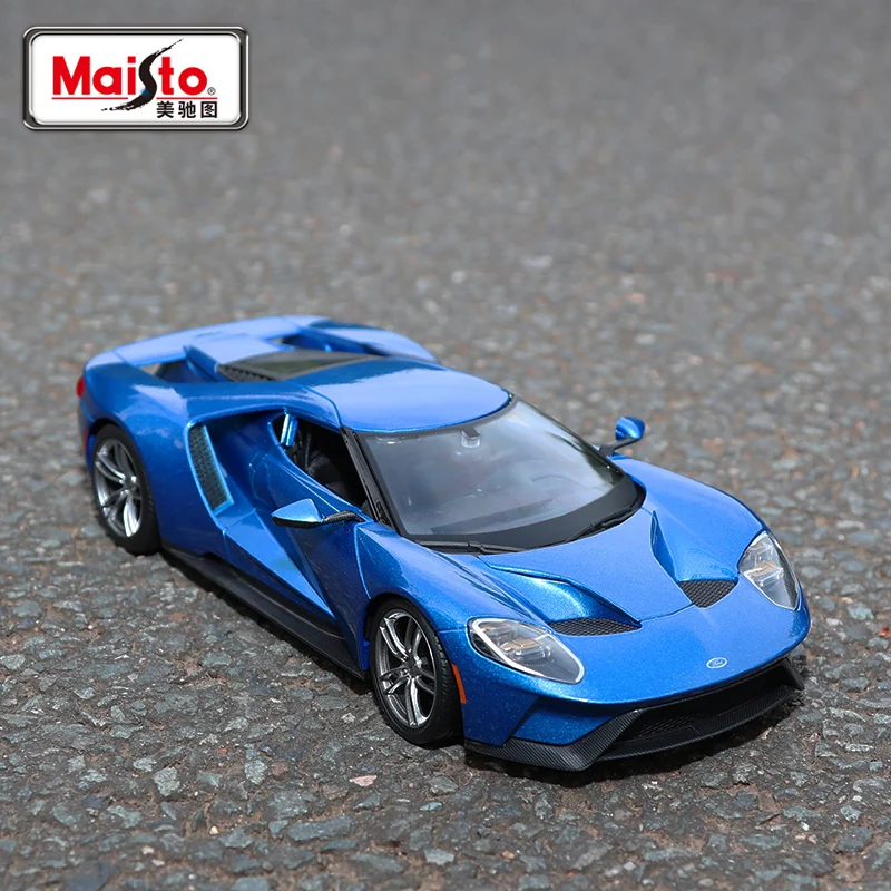 1:18 Original Ford gt model alloy compression shaft miniature simulation model,adult decoration,boy toys,children's holiday gift