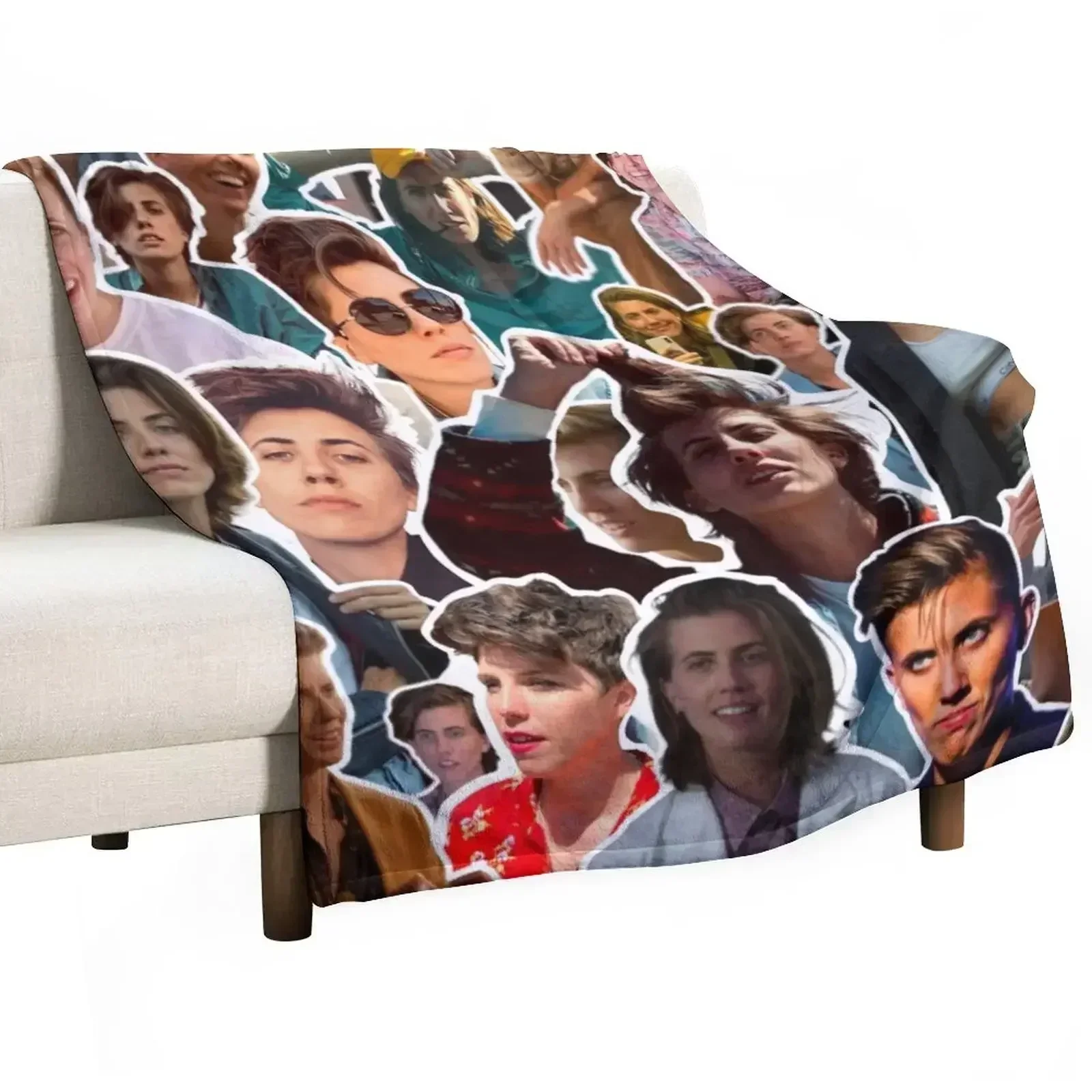 E.R. Fightmaster Collage, ER Fightmaster,E R Fightmaster Throw Blanket Blankets For Baby Bed Plaid Soft Plaid Blankets