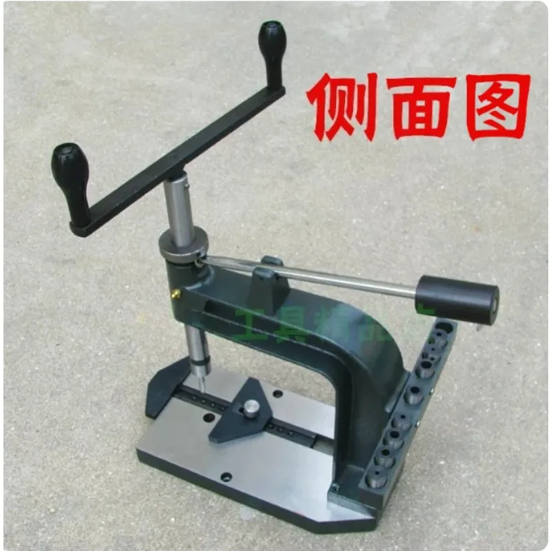 Manual Hand Tapping Machine DIY Thread Making Tool Hand Crank Tapper for Metal Work