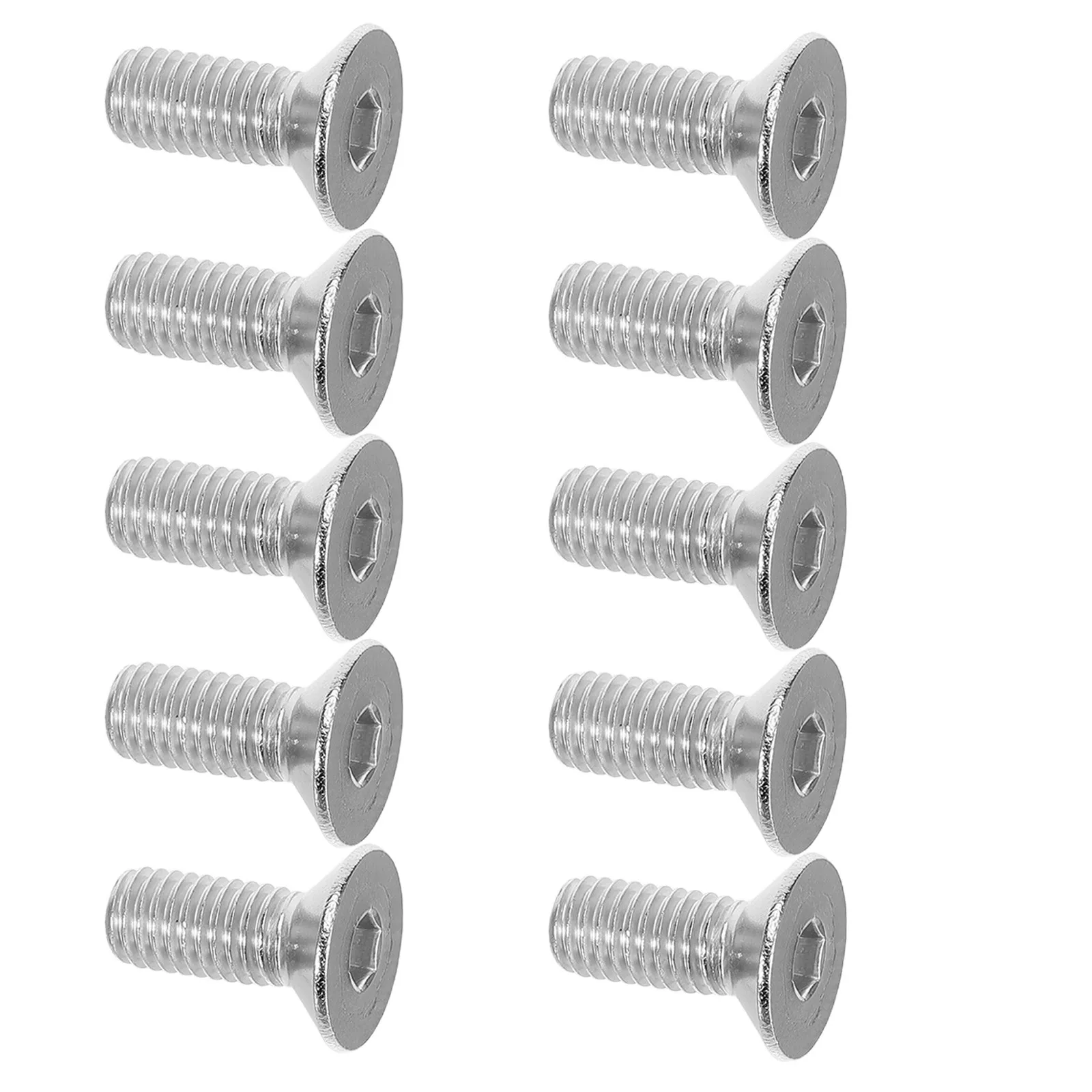 10Pcs Socket Screws M8 X 60Mm Flat Full Thread Stainless Steel Furniture Assembly Countersunk Machine Screws