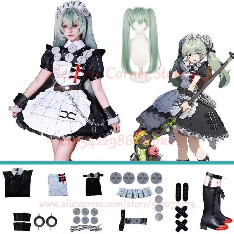 

In Stock Zenless Zone Zero Corin Wickes Cosplay Costume Full Set Outfit Uniform Prop ZZZ Corin Wickes Cosplay Costume