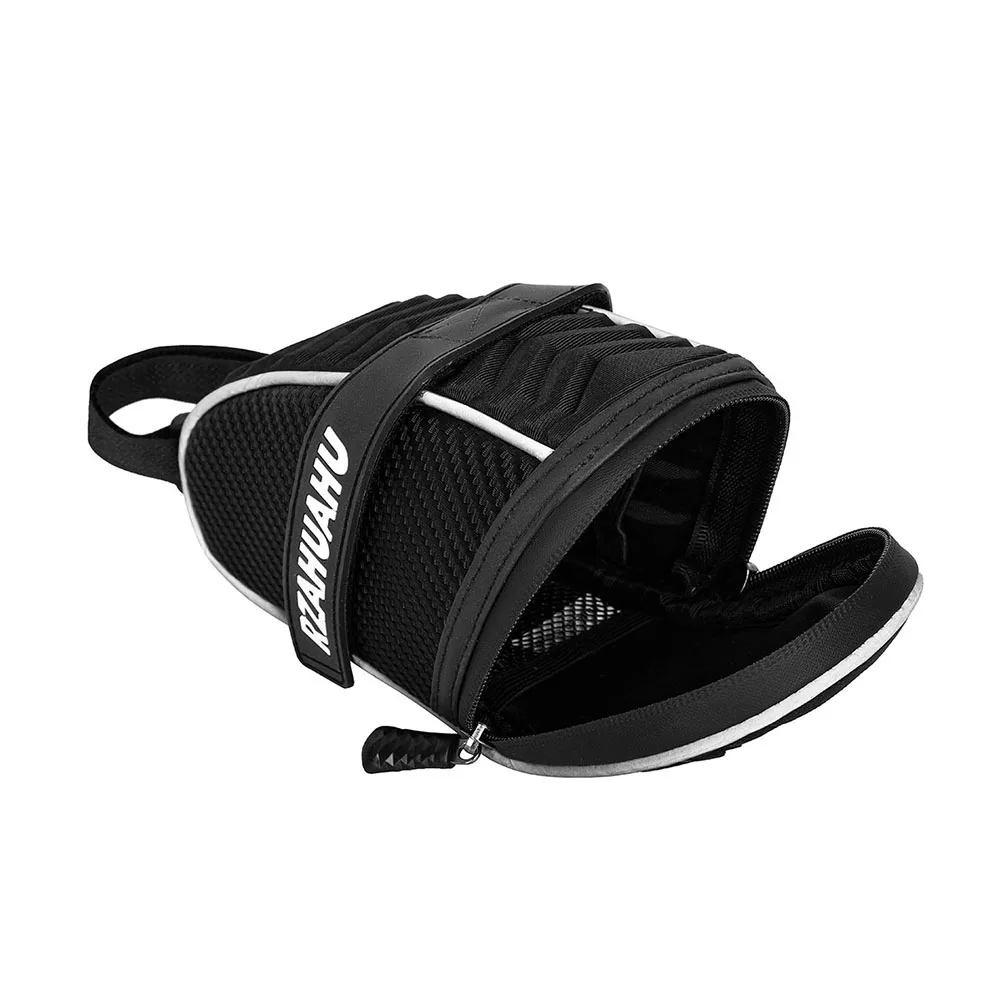 Портативная велосипедная сумка 1л, водонепроницаемая сумка для велосипеда под сиденьем, светоотражающая легкая задняя сумка для велосипеда, аксессуары для шоссейного велосипеда MTB