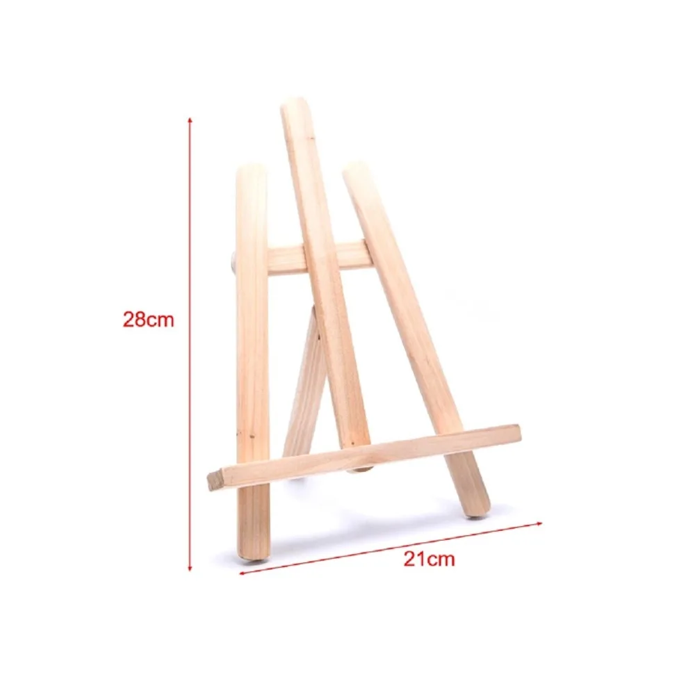 Foldable Tabletop Easel Adjustable Portable Wood Drawing Easel Lightweight Art Supply Sketching Painting Board Students Artist