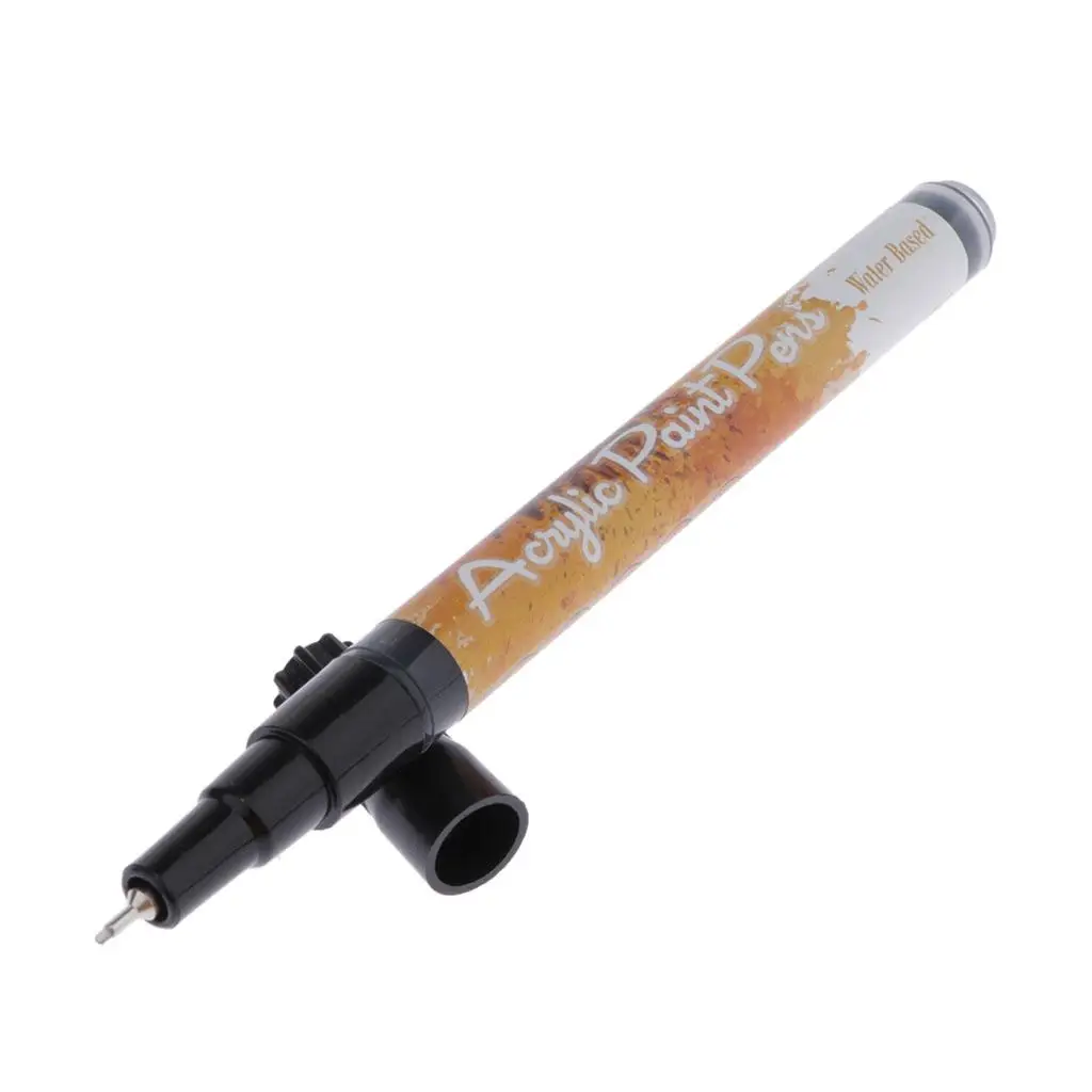 Fabric Markers Single Tip Black Pigment Fine Permanent Graffiti Coloring Fabric