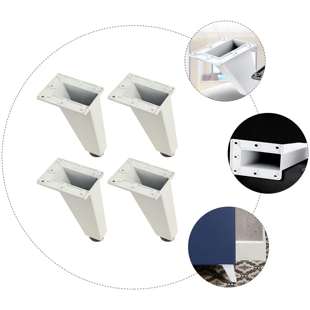

4Pcs Aluminum Alloy Sofa Supporting Legs Adjustable Durable Furniture Feet for Cabinet Bathroom Cabinet Tea Table