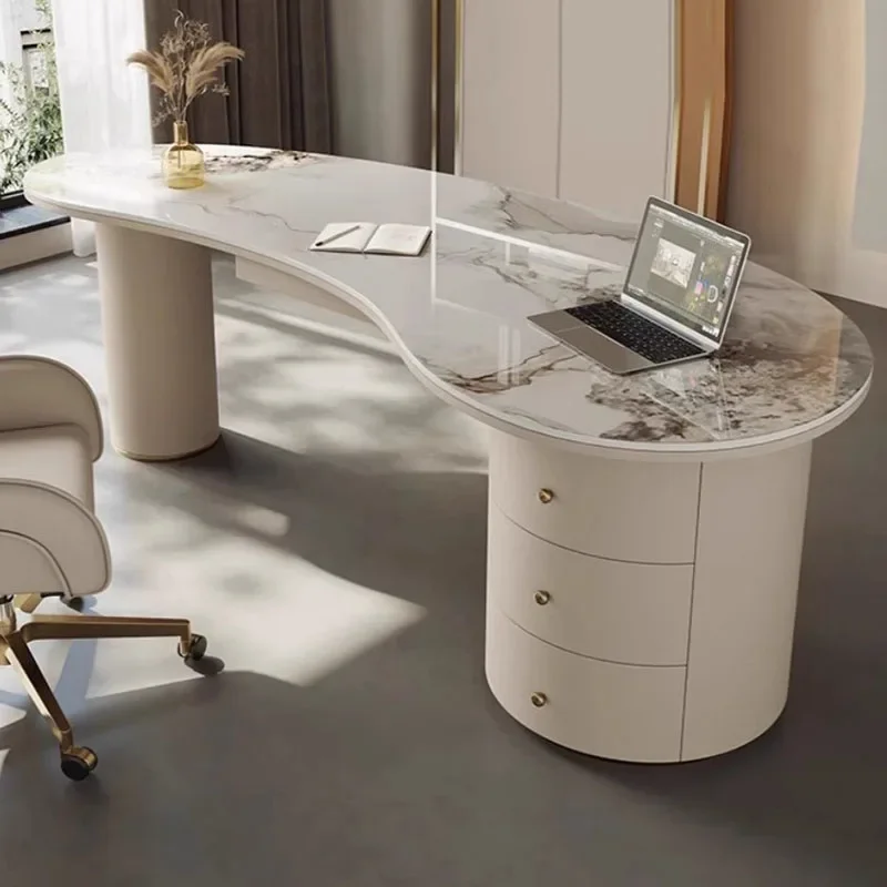 

Motion Desk Computer Office Table Desks Modern Economic White Auxiliary Bureaux Home Tables Work Room Offices Furniture 0726LSY