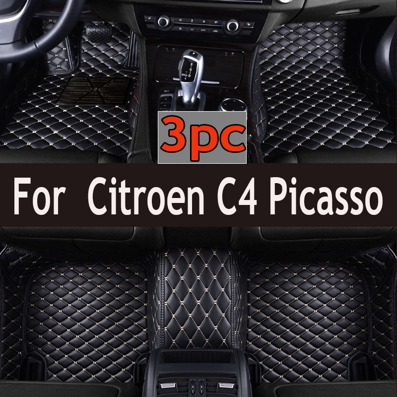 

Автомобильные коврики для Citroen Grand C4 Picasso SpaceTourer, 7-местный кожаный коврик 2006 ~ 2013, аксессуары для интерьера автомобиля 2010