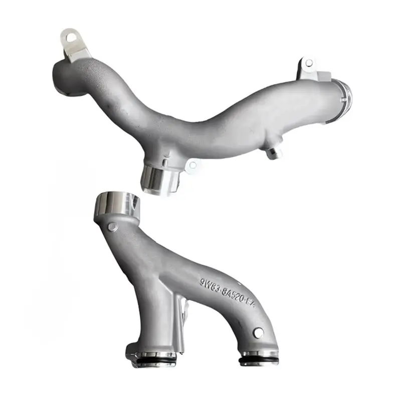 LR186859 AJ814311 LR186917 AJ814312 4PCS Reinforced Thermostat Aluminum Water Pipe For Land Rover Jaguar-N25R