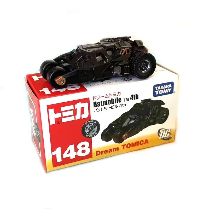 Genuine Spot Goods Takara Tomy Anime Alloy Car Pikachu Batman Model Collect Ornament Car Alloy Toys Motor Vehicle Kid Toy Gift