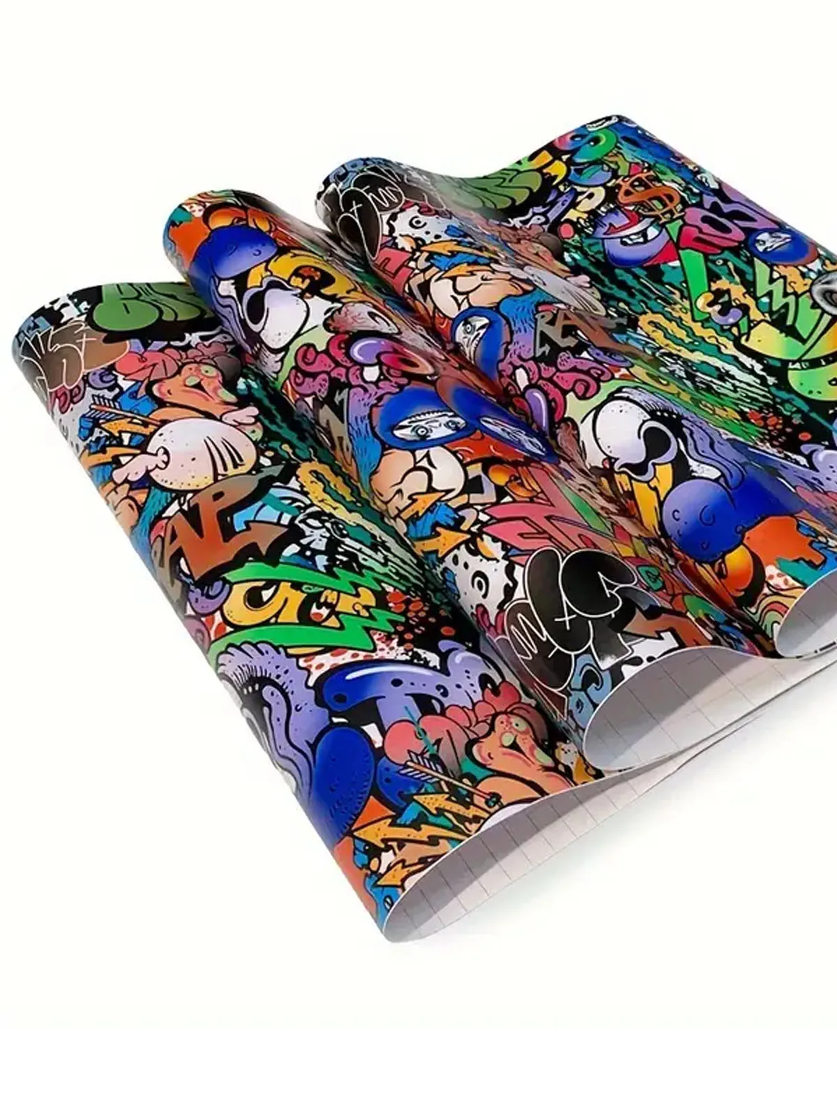 AliExpress ORINOWRAPS Premium Waterproof Sticker Cartoon Graffiti Vinyl Wrap Film Self Adhesive Decal Sticker Car Motorbike Bicycle Wrapping Foil