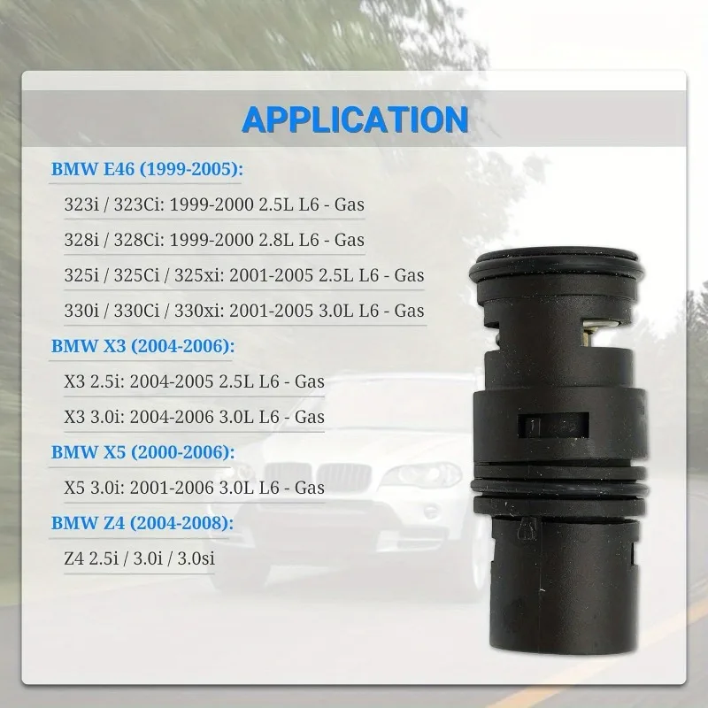 17111437362 Oil Cooler Radiator Expansion Tank Thermostat for BMW E46 323i 323ci 328i 328ci 325i 325ci 330i 330ci 330xi X3 X5 Z4