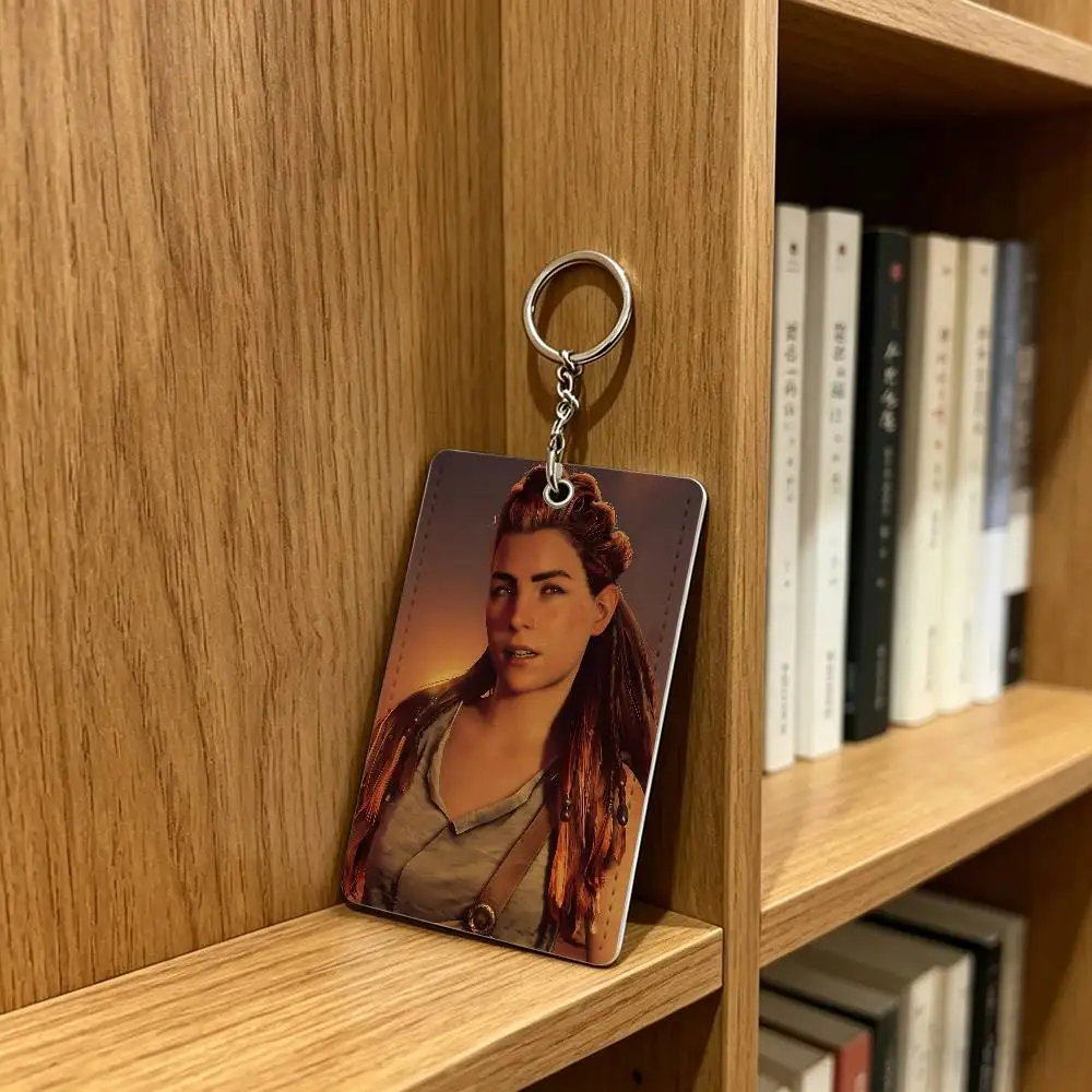 Aloy H-Horizon Z-Zero Dawn Card Holder Keychain