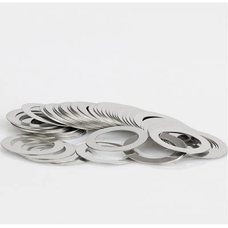 

100Pcs Ultra Thin Stainless Steel Door Knob Spindle Washers Flat Spacers for Home Hardware Repair Maintenance Mini Washer