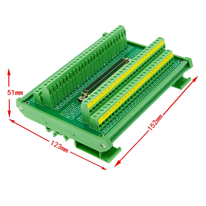 SCSI DB100 to DB100 Terminals Adapter Board with Data Cable 0.5M/3M/5M SCSI 100pin Relay Servo module terminal board PCI 1754