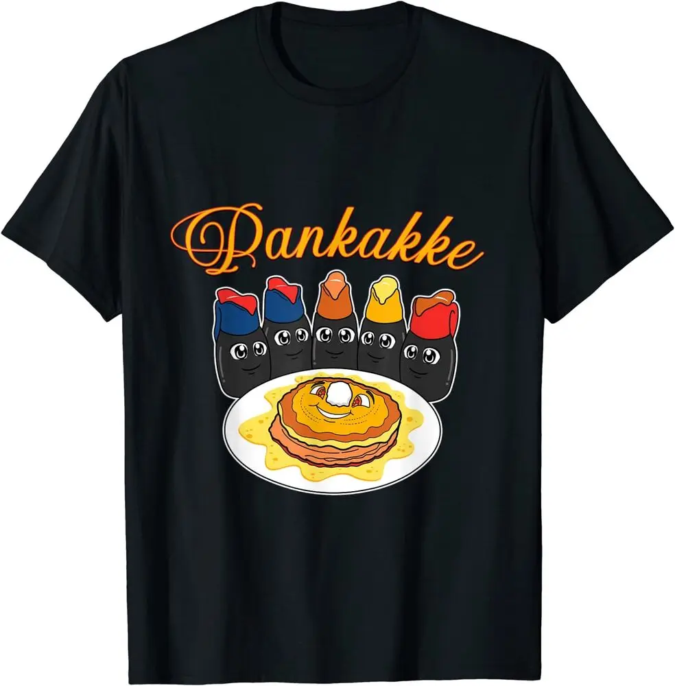 Funny Pancake Cake Pankakke Design Great Tee T-Shirt For Men Clothing Women Short Sleeve Tees Y2K Tops New Arrival