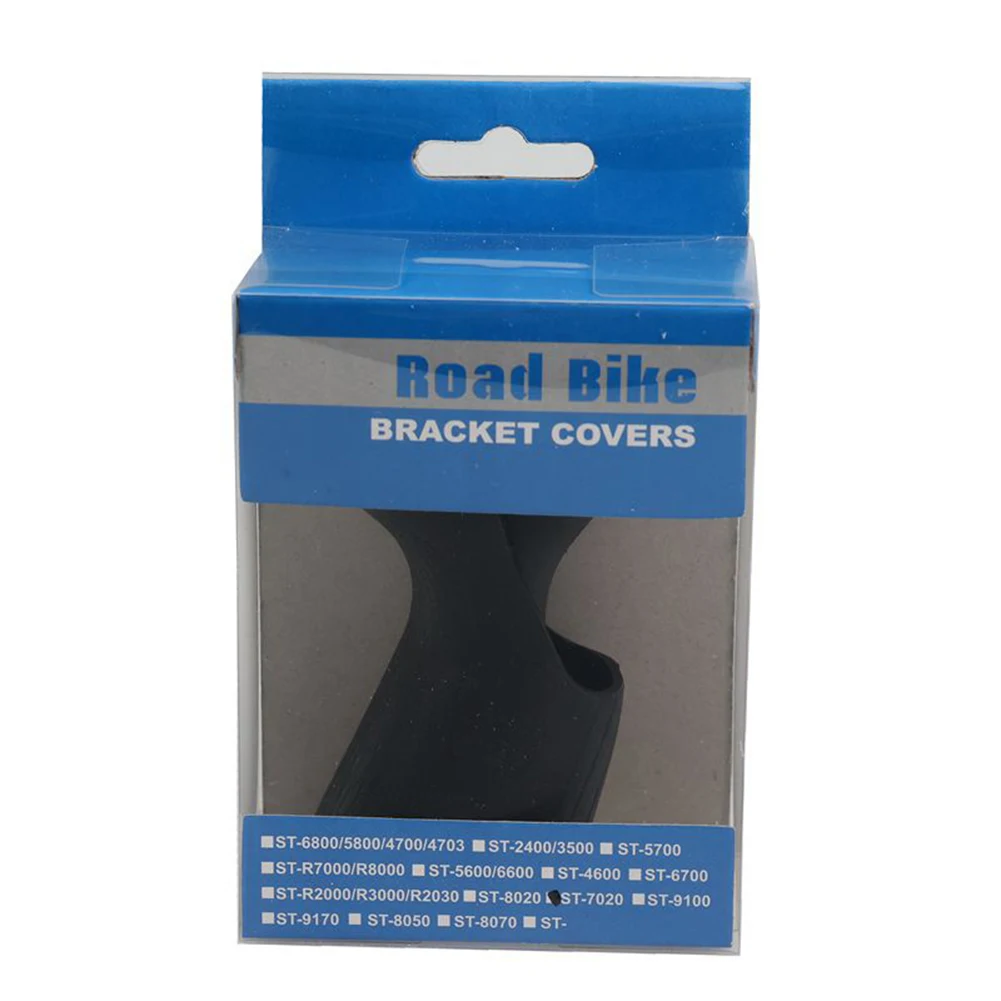 Bracket Cover Shifter Lever Hood 2pcs Set ST-R7020 Silica Gel Silicone Case Transmission Useful Accessories Bicycle Black