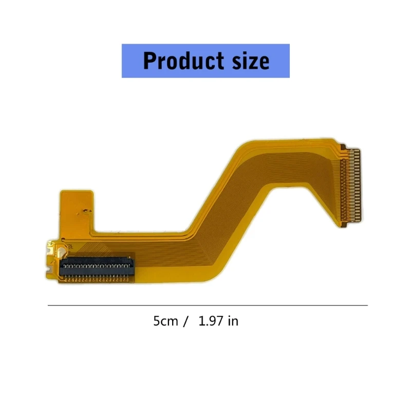 كابل ناعم معدني مرن مقاس 1.97 بوصة لشاشة LCD لوحدة التحكم في الألعاب من الأسفل إلى الأعلى LCD N2UB