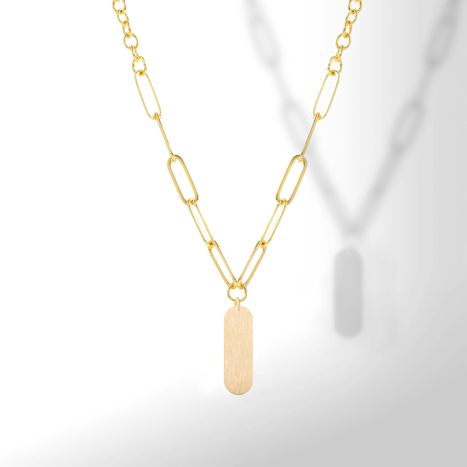 

25pcs Blank Label Copper Single Hole DIY Pendant Oval Blanks Plates for Engraving Jewelry Making Metal Tags Longlasting