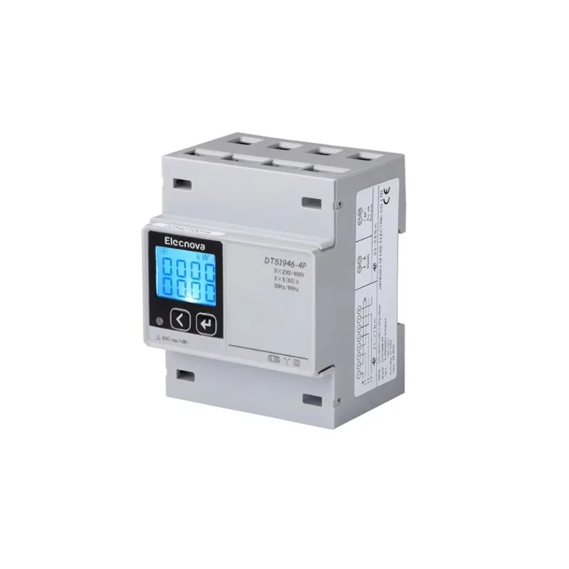 

3 Phase 4 Wire LCD Energy Meter CT Connection 3 Phase AC Energy Meter Din Rail Power Consumption Monitoring Meter