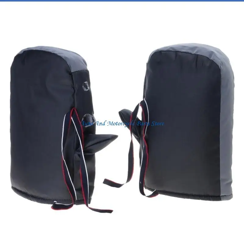 

P9FD Cold Weather Motorcycle Gloves Windproof Thermal Glove For Electric Bike Scooter