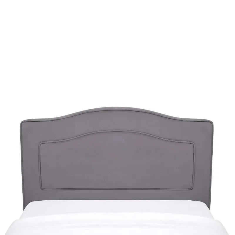 Delta Children Upholstered Twin Bed, Grey