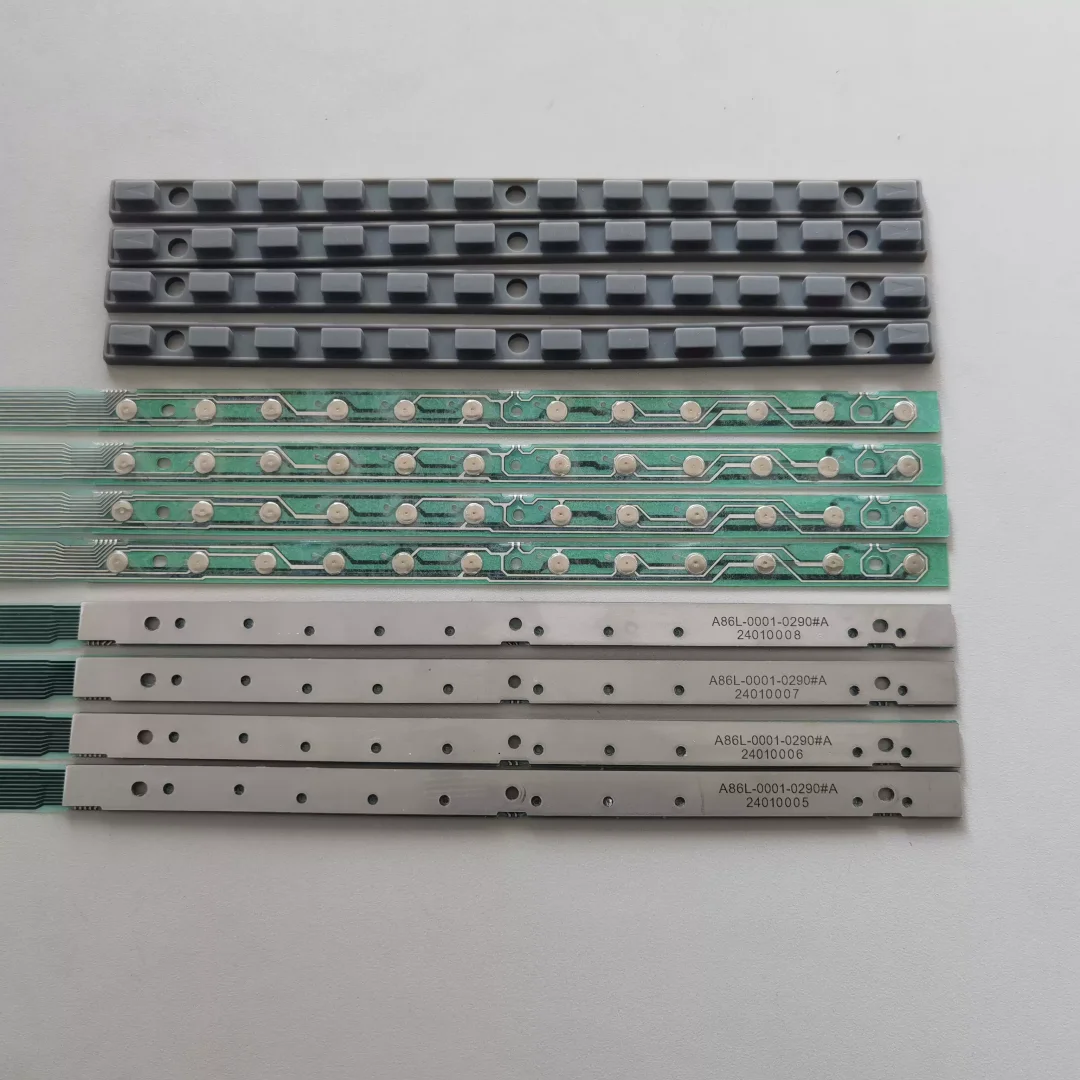 Suitable for Fanuc button strip A86L-0001-0290 #A, 0289 #A, silicone button, host outer frame shell