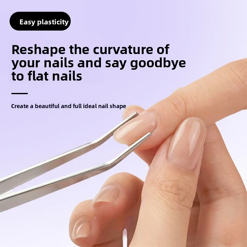 3pcs/box Stainless Steel Nail Shaping Clamp Extended Manicure Fixing Tweezers Nail Forming Pliers Tools