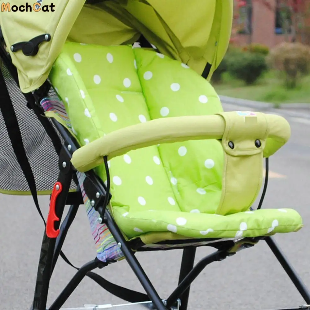 

Universal Baby Warmer High Chair Cotton Cart Mat Dot Liner Stroller Cushion Stroller Mat Cotton Mat Stroller Accessories