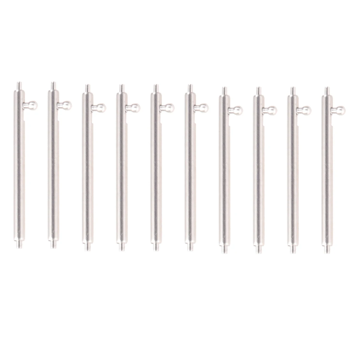

30pcs 1.8X23Mm Stainless Steel Band Pins Spring Bar Replacement Easy Diy Watch Strap Repair Tool Quick Release Lever Silver