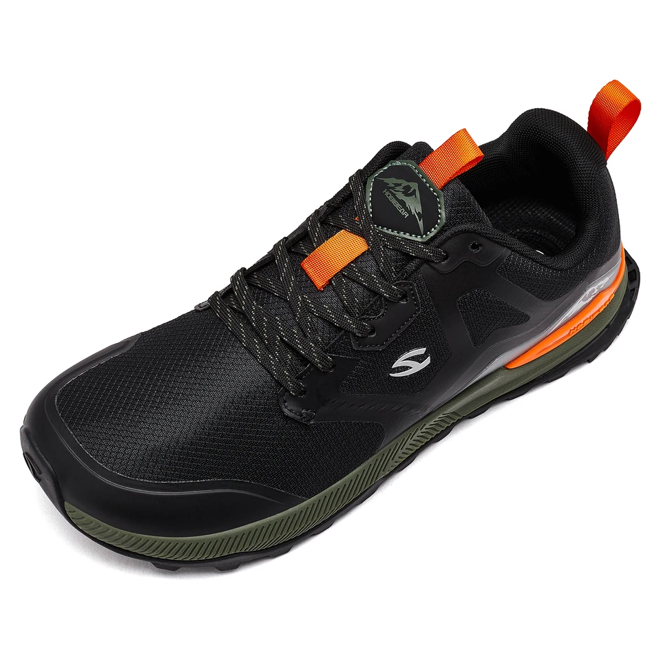 HOBIBEAR Unisex Breed Barefoot Schoenen voor Heren Vrouwen Outdoor Trail Running Minimalistische Wandelschoenen(EU 45,Hemelsblauw