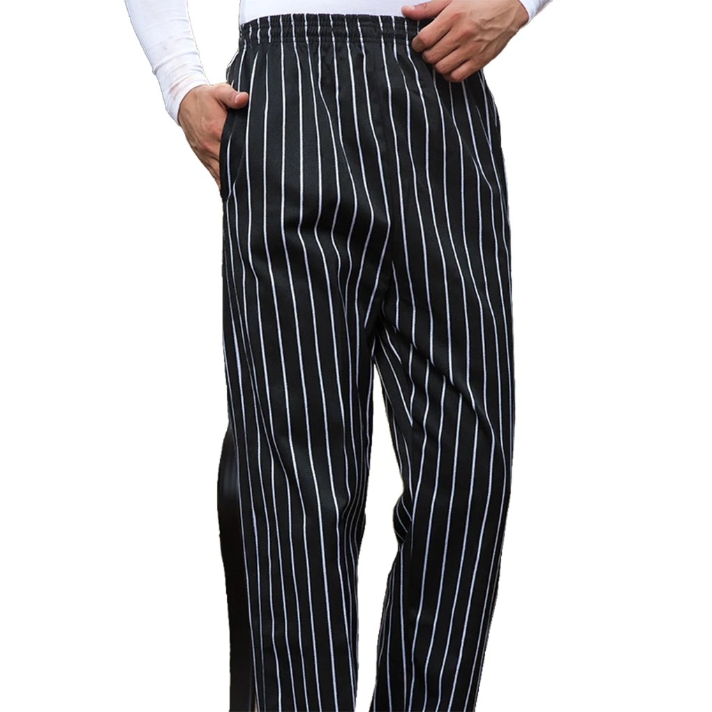 Chef Broek Mannen Baggy Cook Broek Ober Uniform Katoenen Kleding 4XL Houndstooth