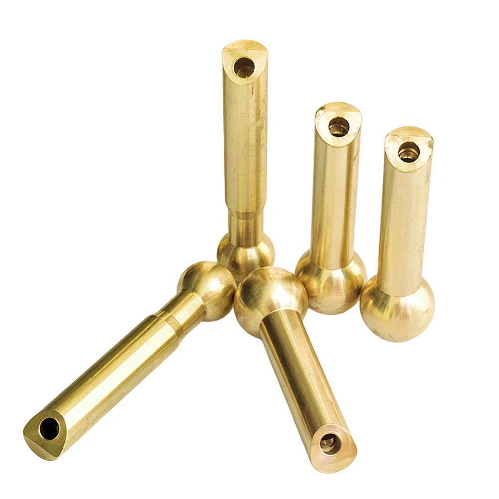 

5PCS Through-hole Brass Ball Coolant Nozzle For CNC Machine Tools Equipped With Fixing Holes Stable Installation