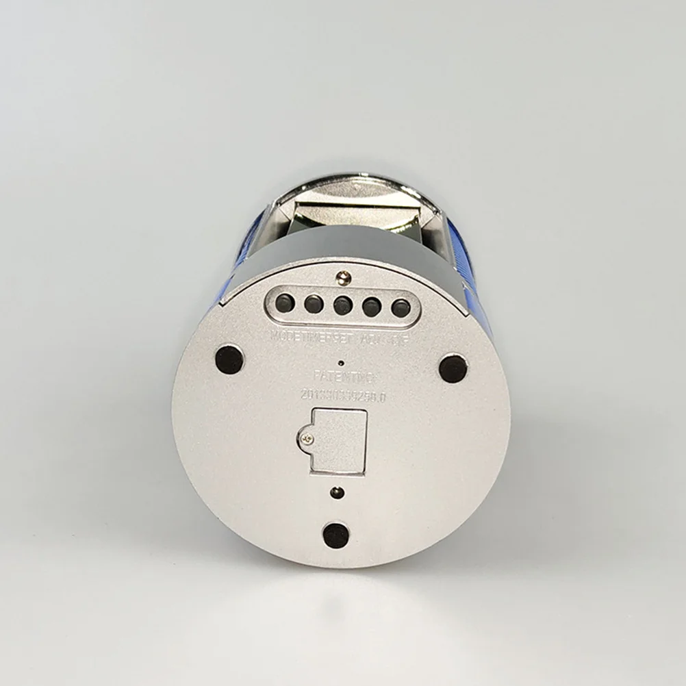 

Perpetual Calendar Pen Holder Plastic Metal Desktop Organizer With Clock Temperature Date Display Storage Drawer