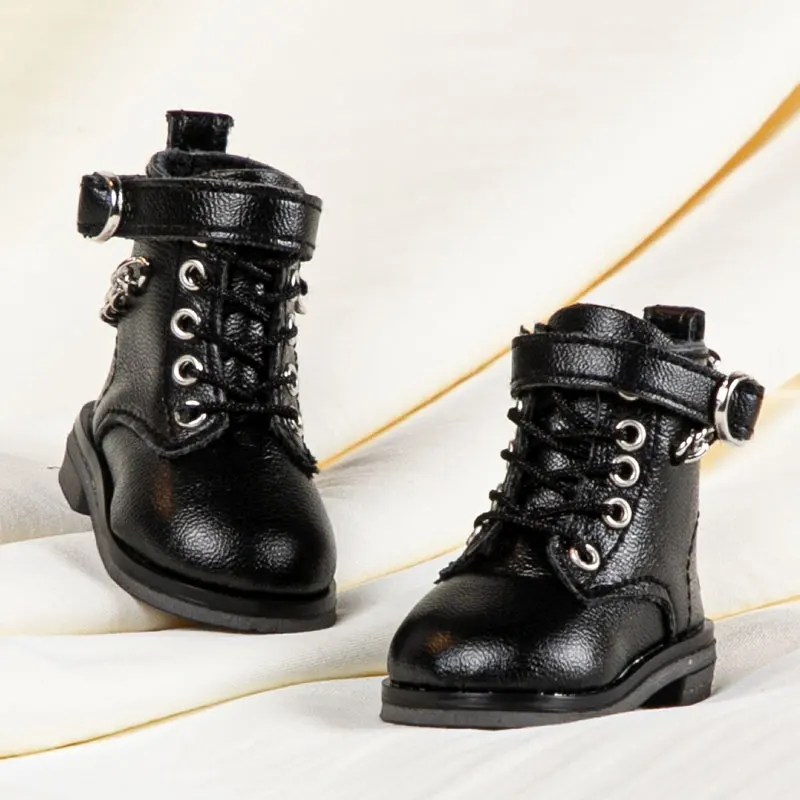 1/6 Bjd Doll Shoes Handmade 4.8cm * 2.4cm * 4cm Lace Up Button Long Boots Suitable For Dollfie Dream Mid Dk Dollmore Luts