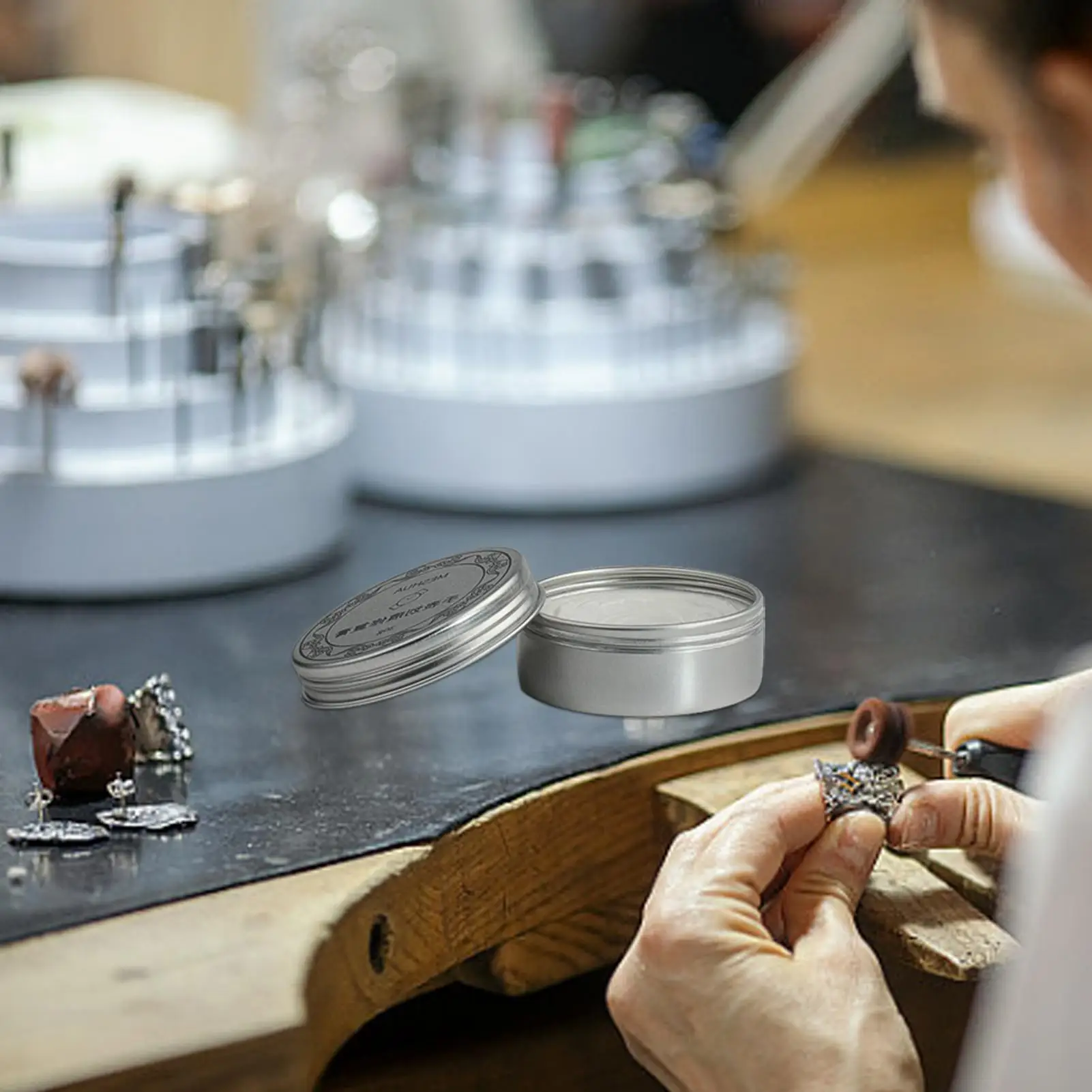 Kit de limpieza de relojes de 30g, Kit de pulido de relojes, herramientas de reparación rápida para cajas de relojes, pulseras y cubiertas