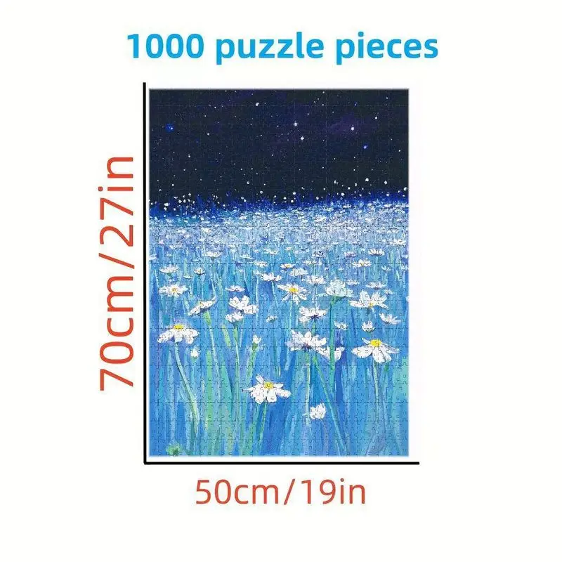 Puzzle panoramiczne 1000/500 elementów, artystyczne łagodzenie stresu, wymagające myślenia, wysokiej jakości i różnorodne gry, idealny prezent na urodziny A