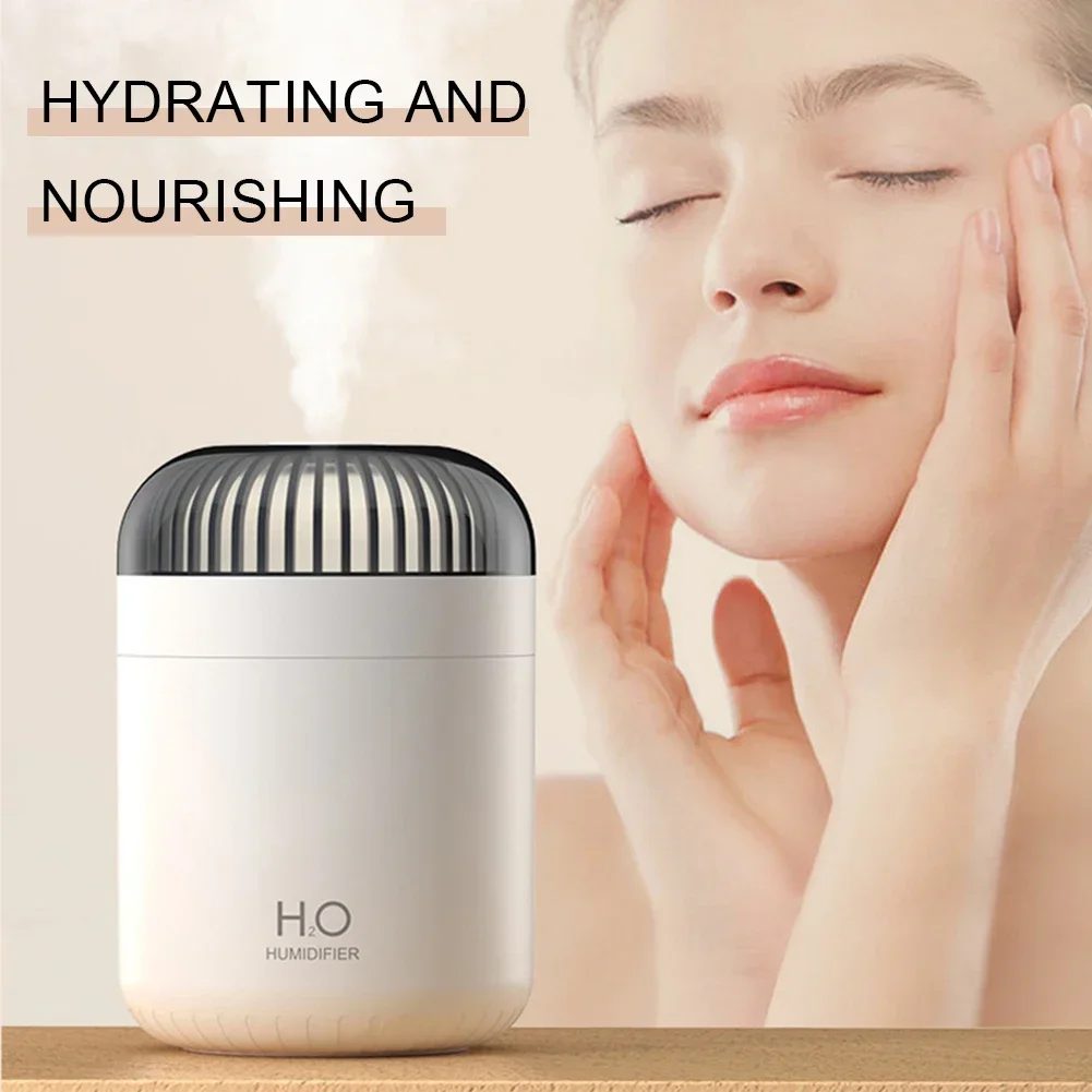 

Mini Humidifier with Timer Small Humidifier for Bedroom 500ml USB Portable Personal Desktop Humidifier with 7 Colors Night Light