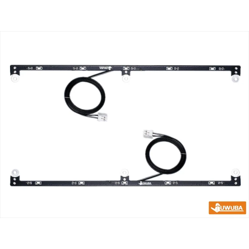RC JUWUBA LED Side Lamp Side Skirt Lights for 1:14 Tamiya Truck Car VOLVO DIY Parts Toys