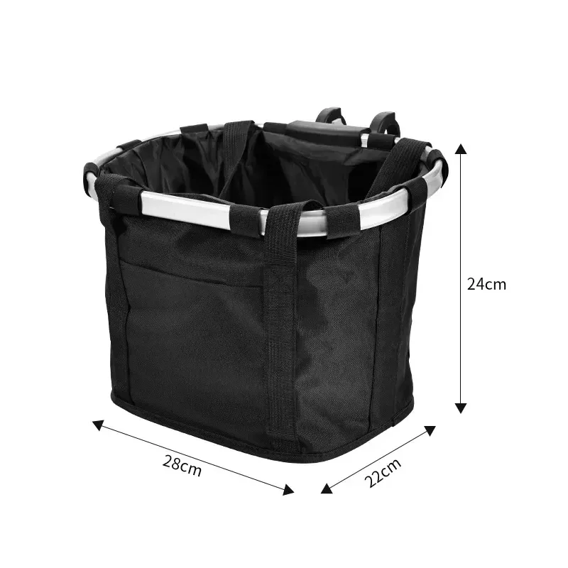 Big Capacity Bike Front Basket Bag Foldable MTB Front Bag Portable Pet Carrier Bag Bike Accessories