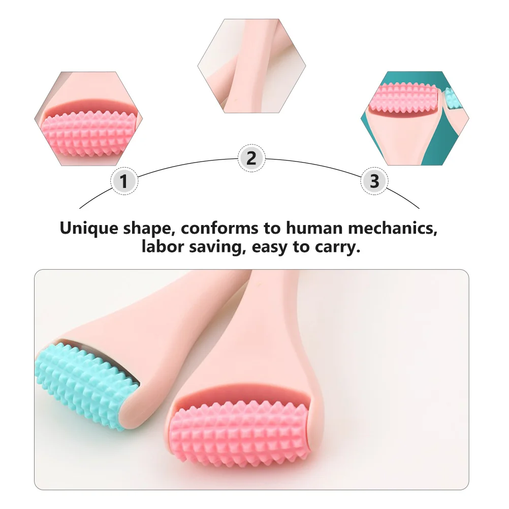 Herramienta de masaje Facial, masajeador de mano ergonómico para el cuidado de la piel de los ojos, alivio de la fatiga ocular, masajeador Facial, palo rodante de masaje, 1 Uds.
