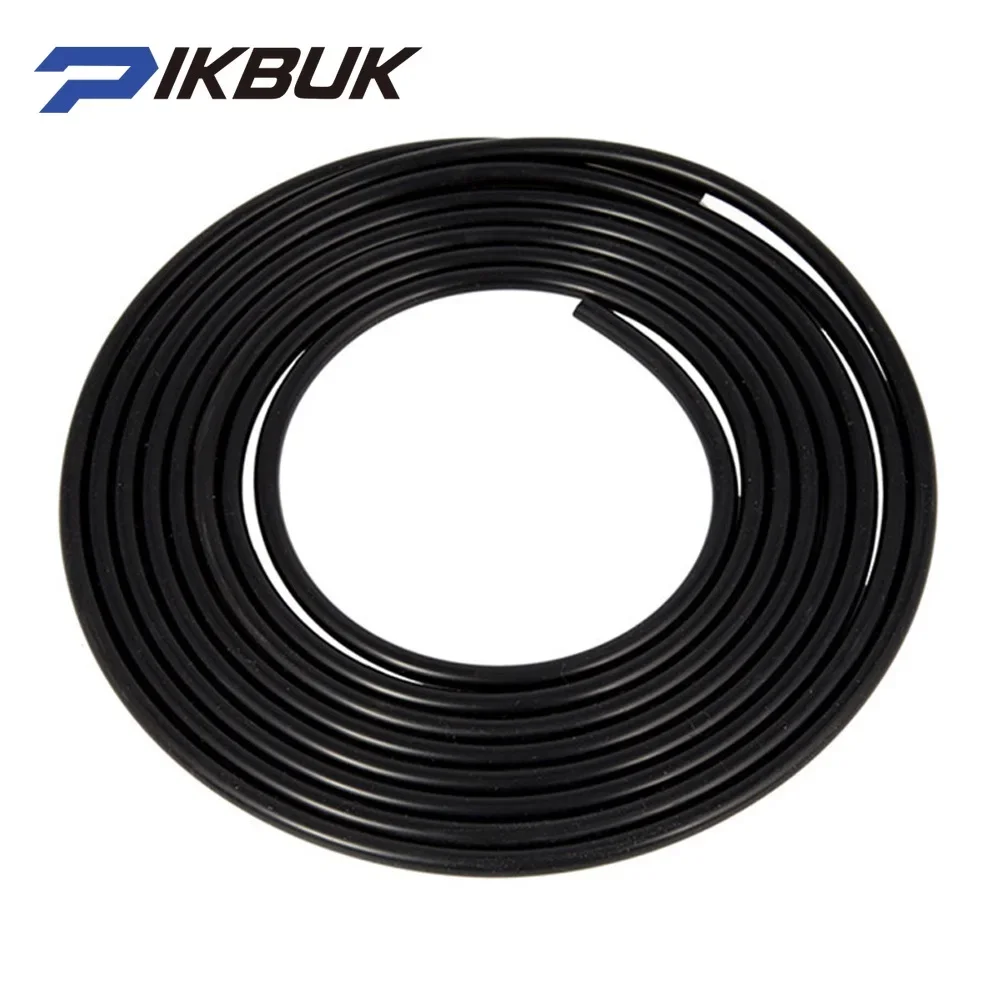 Universal 4mm Auto Motorcycle Vacuum Silicone Hose Racing Line Pipe Tube Gas Oil Hose Fuel Line Petrol Tube Pipe blue black