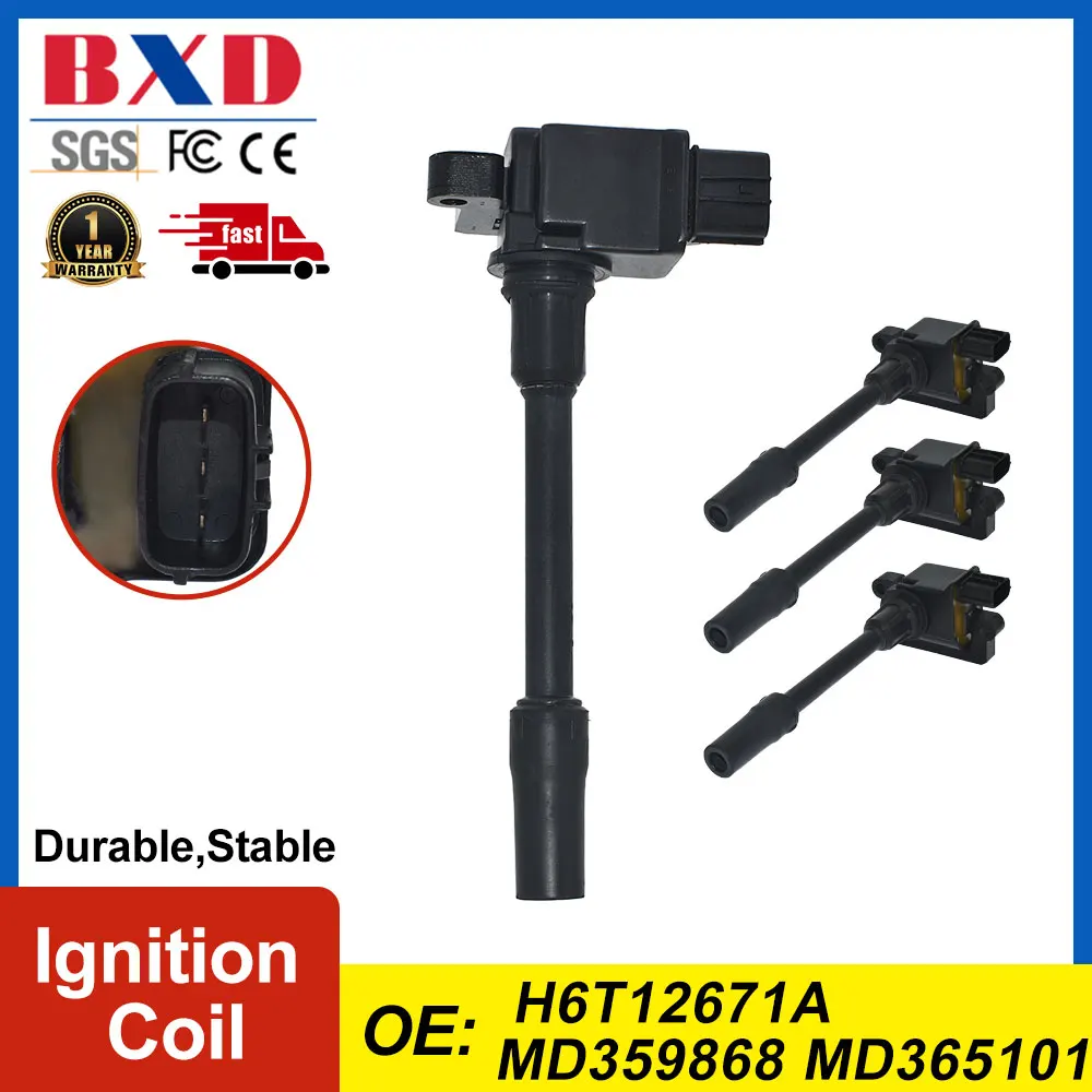

1/4PCS Ignition Coil H6T12671A MD359868 MD365101 For Mitsubishi Galant 1999-2004, Space Wagon 1998-2004