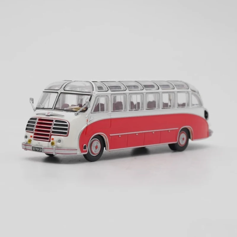 IXO Diecast 1:72 Scale Kassbohrer Setra S8 Bus Alloy Car Model Finished Product Simulation Toy Collection Gift Static Model